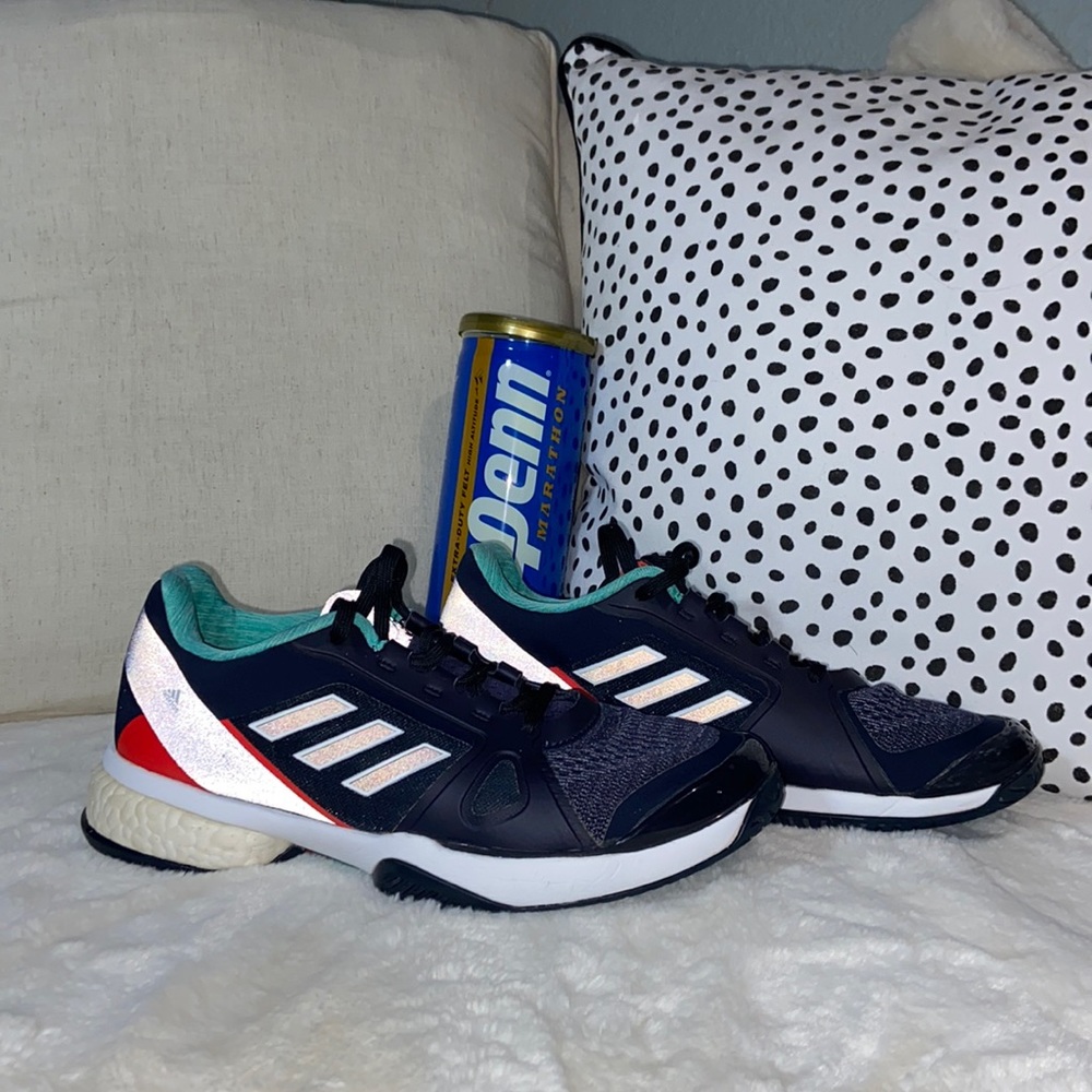 Navy and Red Stella McCartney Tennis Court Shoes!